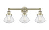 INNOVATIONS 616-3W-AB-G324 Olean 3 24.5 inch Bath Vanity Light Antique Brass