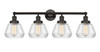 INNOVATIONS 616-4W-OB-G172 Fulton 4 Light 33.5 inch Bath Vanity Light Oil Rubbed Bronze