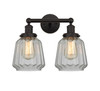 INNOVATIONS 616-2W-OB-G142 Chatham 2 Light 15.5 inch Bath Vanity Light Oil Rubbed Bronze
