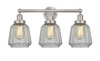 INNOVATIONS 616-3W-SN-G142 Chatham 3 Light 24.5 inch Bath Vanity Light Brushed Satin Nickel
