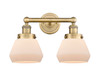 INNOVATIONS 616-2W-BB-G171 Fulton 2 15.5 inch Bath Vanity Light Brushed Brass