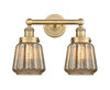 INNOVATIONS 616-2W-BB-G146 Chatham 2 15.5 inch Bath Vanity Light Brushed Brass