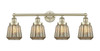 INNOVATIONS 616-4W-AB-G146 Chatham 4 33.5 inch Bath Vanity Light Antique Brass
