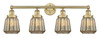 INNOVATIONS 616-4W-BB-G146 Chatham 4 33.5 inch Bath Vanity Light Brushed Brass