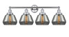 INNOVATIONS 616-4W-PC-G173 Fulton 4 Light 33.5 inch Bath Vanity Light Polished Chrome