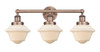 INNOVATIONS 616-3W-AC-G531 Oxford 3 24.5 inch Bath Vanity Light Antique Copper