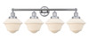INNOVATIONS 616-4W-PC-G531 Oxford 4 Light 33.5 inch Bath Vanity Light Polished Chrome