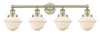 INNOVATIONS 616-4W-AB-G531 Oxford 4 33.5 inch Bath Vanity Light Antique Brass