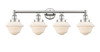 INNOVATIONS 616-4W-PN-G531 Oxford 4 33.5 inch Bath Vanity Light Polished Nickel