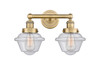 INNOVATIONS 616-2W-BB-G534 Oxford 2 15.5 inch Bath Vanity Light Brushed Brass