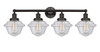 INNOVATIONS 616-4W-OB-G534 Oxford 4 Light 33.5 inch Bath Vanity Light Oil Rubbed Bronze