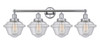 INNOVATIONS 616-4W-PC-G534 Oxford 4 Light 33.5 inch Bath Vanity Light Polished Chrome