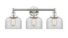 INNOVATIONS 616-3W-PN-G72 Bell 3 24.5 inch Bath Vanity Light Polished Nickel