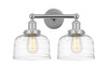 INNOVATIONS 616-2W-PC-G713 Bell 2 Light 15.5 inch Bath Vanity Light Polished Chrome