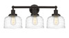 INNOVATIONS 616-3W-OB-G713 Bell 3 Light 24.5 inch Bath Vanity Light Oil Rubbed Bronze