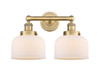 INNOVATIONS 616-2W-BB-G71 Bell 2 15.5 inch Bath Vanity Light Brushed Brass