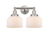 INNOVATIONS 616-2W-SN-G71 Bell 2 Light 15.5 inch Bath Vanity Light Brushed Satin Nickel