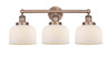 INNOVATIONS 616-3W-AC-G71 Bell 3 24.5 inch Bath Vanity Light Antique Copper