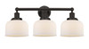 INNOVATIONS 616-3W-OB-G71 Bell 3 Light 24.5 inch Bath Vanity Light Oil Rubbed Bronze