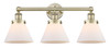 INNOVATIONS 616-3W-AB-G41 Cone 3 25.75 inch Bath Vanity Light Antique Brass