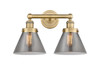 INNOVATIONS 616-2W-BB-G43 Cone 2 15.5 inch Bath Vanity Light Brushed Brass