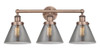 INNOVATIONS 616-3W-AC-G43 Cone 3 24.5 inch Bath Vanity Light Antique Copper
