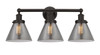 INNOVATIONS 616-3W-OB-G43 Cone 3 Light 24.5 inch Bath Vanity Light Oil Rubbed Bronze