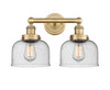 INNOVATIONS 616-2W-BB-G74 Bell 2 15.5 inch Bath Vanity Light Brushed Brass