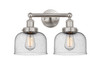 INNOVATIONS 616-2W-SN-G74 Bell 2 Light 15.5 inch Bath Vanity Light Brushed Satin Nickel