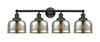 INNOVATIONS 616-4W-OB-G78 Bell 4 Light 33.5 inch Bath Vanity Light Oil Rubbed Bronze