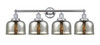 INNOVATIONS 616-4W-PC-G78 Bell 4 Light 33.5 inch Bath Vanity Light Polished Chrome