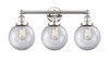 INNOVATIONS 616-3W-PN-G202-8 Beacon 3 24.5 inch Bath Vanity Light Polished Nickel