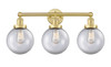 INNOVATIONS 616-3W-SG-G202-8 Beacon 3 24.5 inch Bath Vanity Light Satin Gold