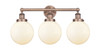 INNOVATIONS 616-3W-AC-G201-8 Beacon 3 24.5 inch Bath Vanity Light Antique Copper