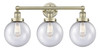 INNOVATIONS 616-3W-AB-G204-8 Beacon 3 24.5 inch Bath Vanity Light Antique Brass