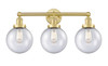 INNOVATIONS 616-3W-SG-G204-8 Beacon 3 24.5 inch Bath Vanity Light Satin Gold