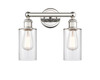INNOVATIONS 616-2W-PN-G802 Clymer 2 12.875 inch Bath Vanity Light Polished Nickel