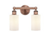 INNOVATIONS 616-2W-AC-G801 Clymer 2 12.875 inch Bath Vanity Light Antique Copper