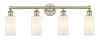 INNOVATIONS 616-4W-AB-G801 Clymer 4 30.875 inch Bath Vanity Light Antique Brass