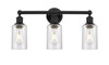 INNOVATIONS 616-3W-BK-G804 Clymer 3 21.875 inch Bath Vanity Light Matte Black