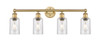 INNOVATIONS 616-4W-BB-G804 Clymer 4 30.875 inch Bath Vanity Light Brushed Brass