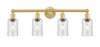 INNOVATIONS 616-4W-SG-G804 Clymer 4 30.875 inch Bath Vanity Light Satin Gold
