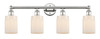 INNOVATIONS 616-4W-PN-G341 Hadley 4 31.5 inch Bath Vanity Light Polished Nickel