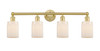 INNOVATIONS 616-4W-SG-G341 Hadley 4 31.5 inch Bath Vanity Light Satin Gold