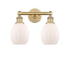 INNOVATIONS 616-2W-BB-G81 Eaton 2 14.5 inch Bath Vanity Light Brushed Brass