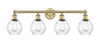 INNOVATIONS 616-4W-BB-G362 Waverly 4 33 inch Bath Vanity Light Brushed Brass