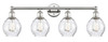 INNOVATIONS 616-4W-PN-G362 Waverly 4 33 inch Bath Vanity Light Polished Nickel