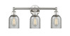 INNOVATIONS 616-3W-PN-G257 Caledonia 3 23 inch Bath Vanity Light Polished Nickel