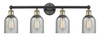 INNOVATIONS 616-4W-BAB-G257 Caledonia 4 32 inch Bath Vanity Light Black Antique Brass