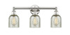 INNOVATIONS 616-3W-PN-G259 Caledonia 3 23 inch Bath Vanity Light Polished Nickel